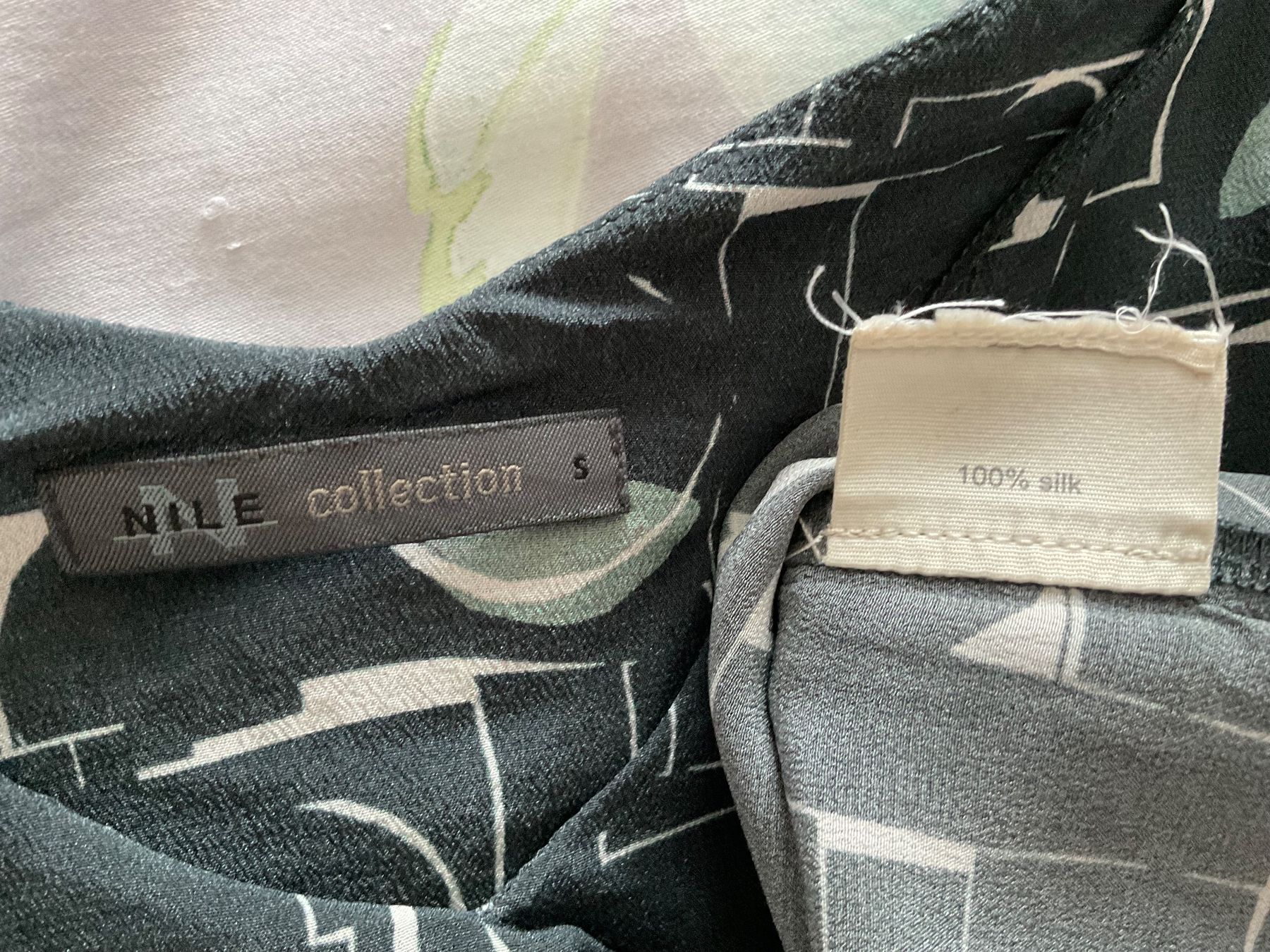 Nile Blusen: NILE Collection 100% Seiden Bluse Top Gr S – Gebraucht aus Urdorf von alda02 7