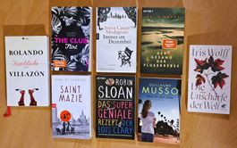 8 Romane, Bücherpaket