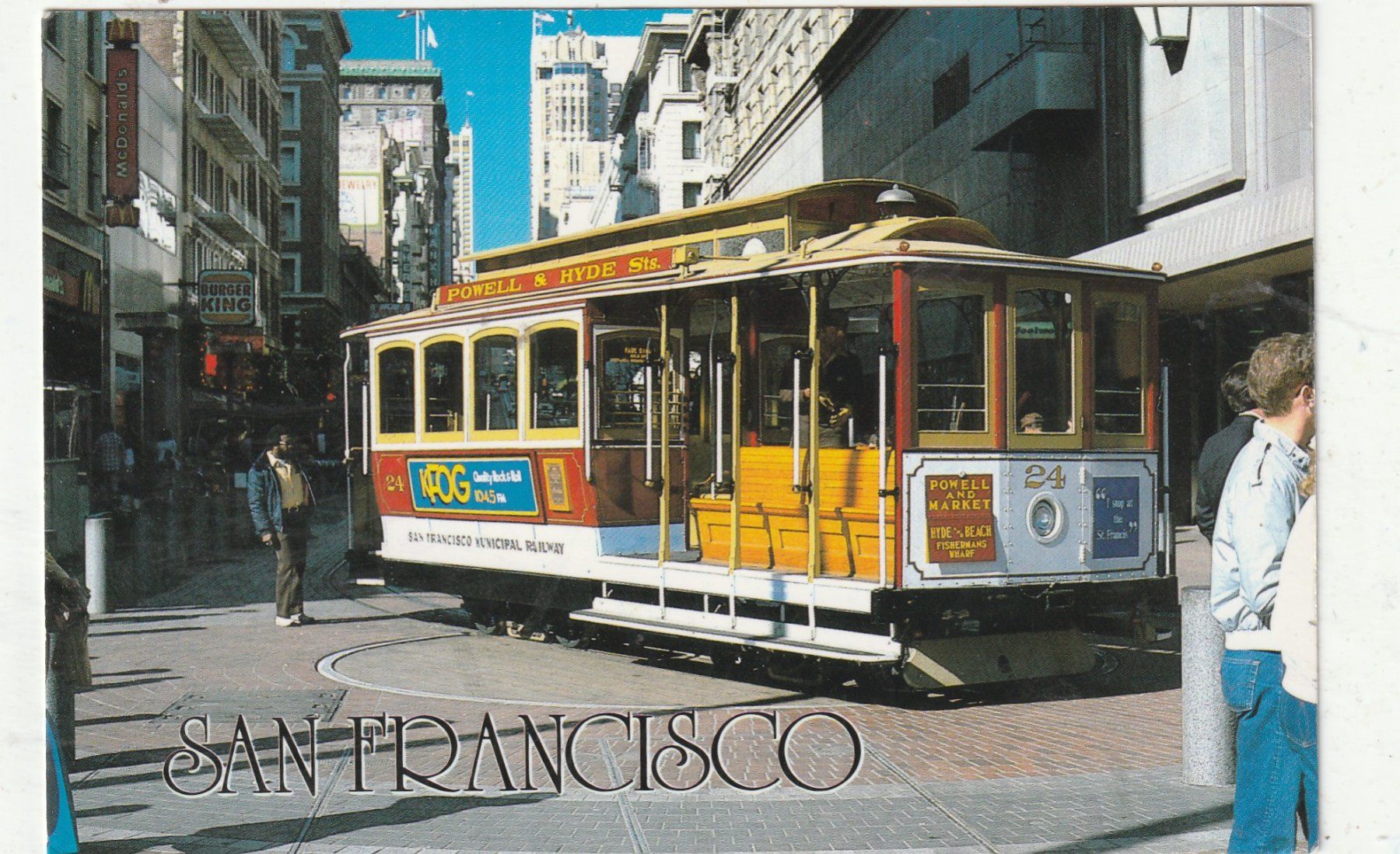 Cartoline postali: Bahn San Francisco – Usato da Lumbrein venduto da made02