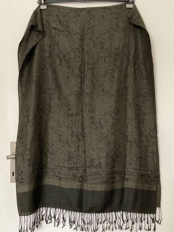 ELAYARD 2er Set Quadratische Schals 70x70cm - Seidentuch Mit Paisley Muster