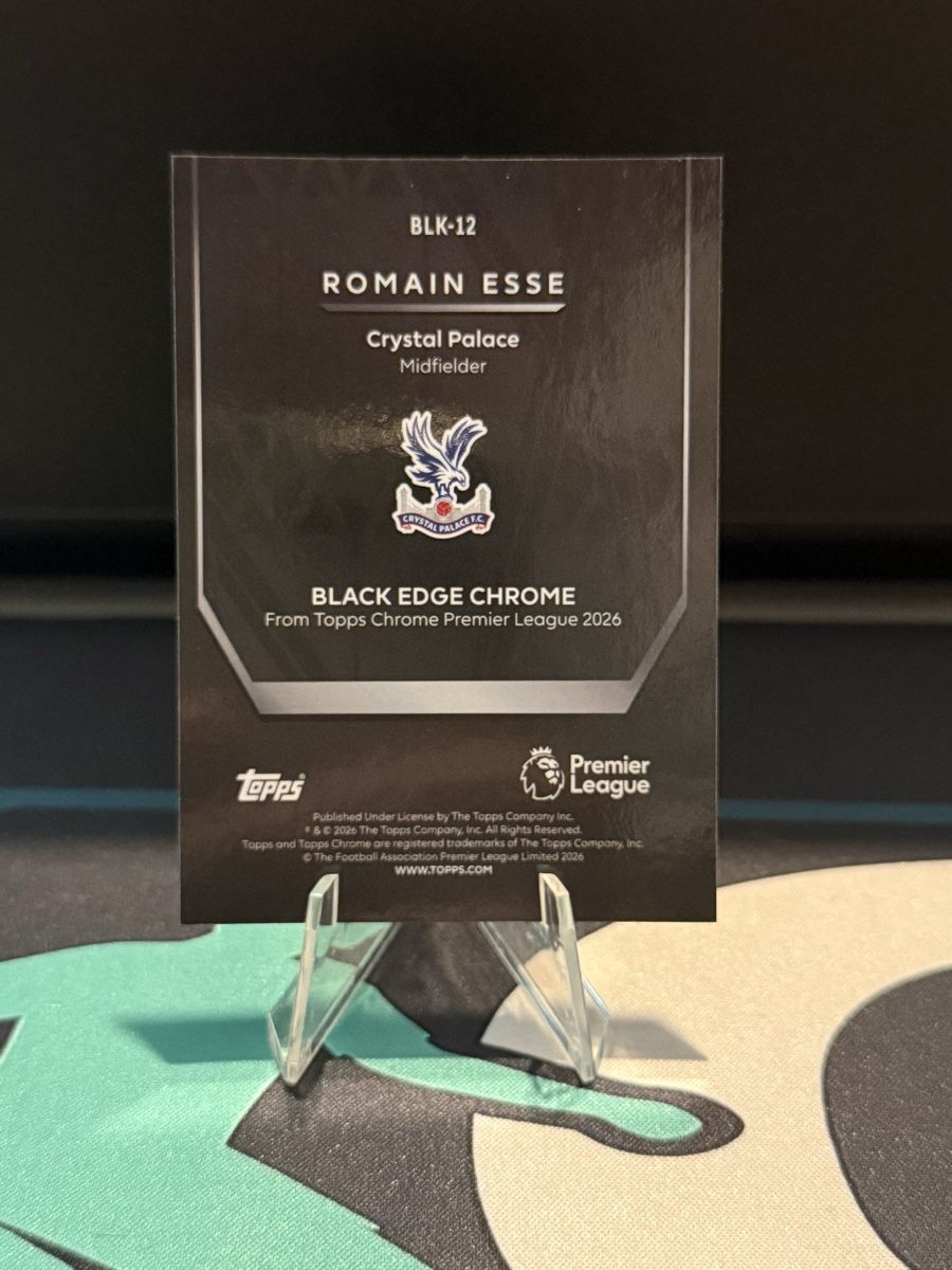 Topps Carte collezionabili: 2026 Topps Chrome EPL Romain Esse RC Black Edge Edition SSP – Nuovo (secondo la descrizione) da Solothurn venduto da soccercards.ch 1