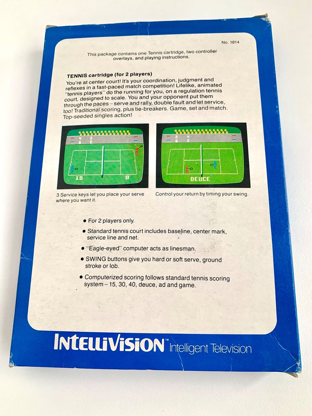 Jeux: Intellivision: Tennis – D'occasion à Kaiseraugst par Marsupower 2