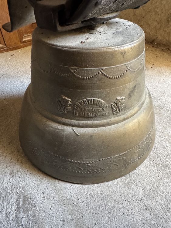 Ancienne Cloche De Vache En Bronze – Vintage Des Années 1920 – Son Authentique