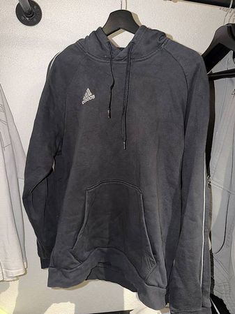 Adidas Hoodie Kapuzenpullover Herren schwarz Gr. L