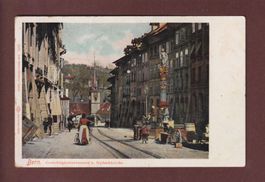 BERN - Gerechtigkeitsbrunnen - 1909 // minim Riss //