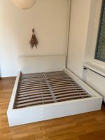 Bettgestell 160 × 200 cm in weiss