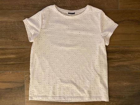 Janina T-Shirt mit Stanzung weiss Gr. 44