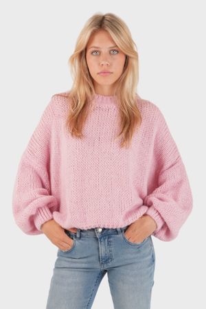 Meet Me There „Keep me warm" sweater baby pink