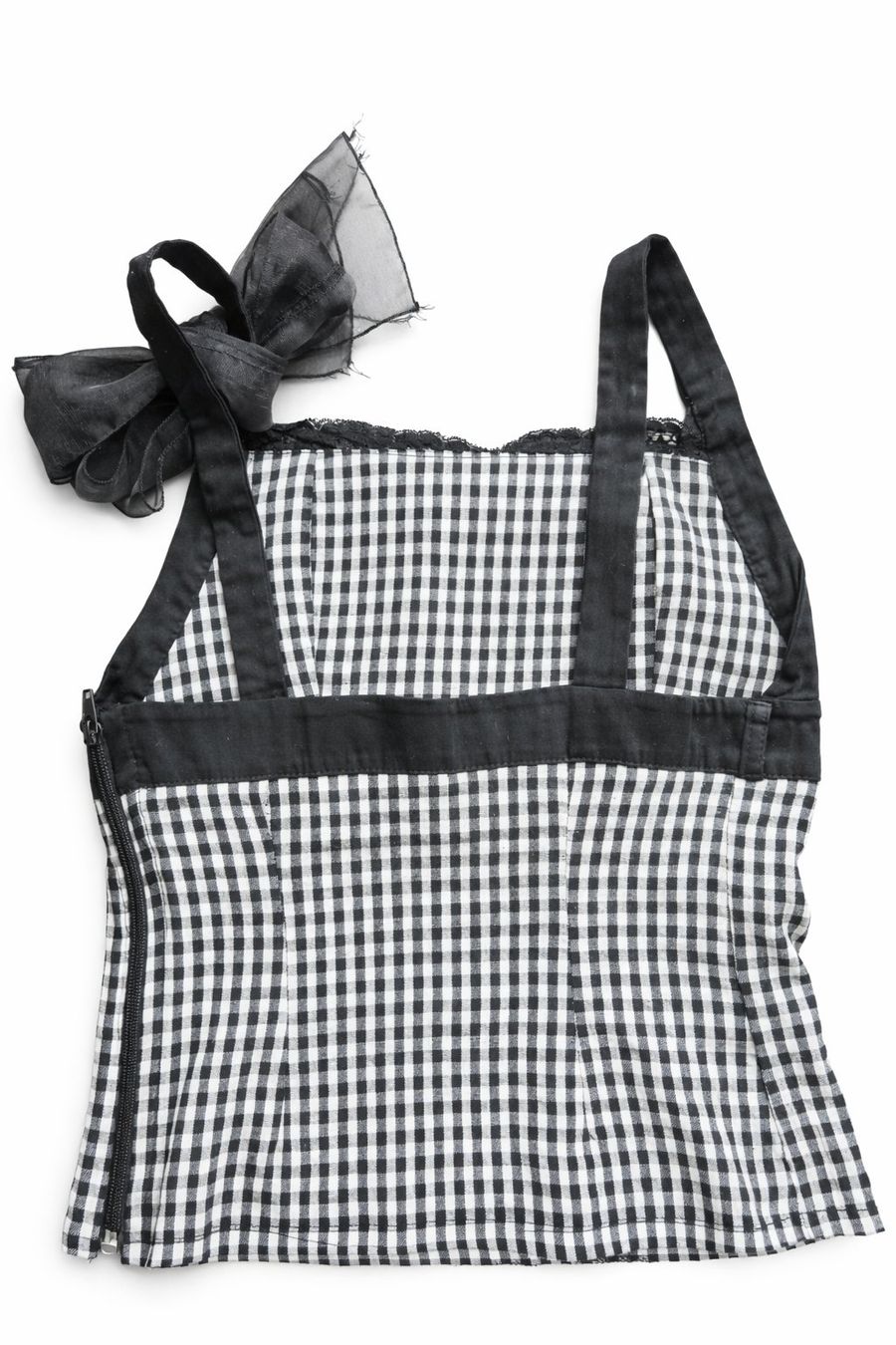 Top: Top Kariert Schwarz Weiss Gr. S – Nuovo (secondo la descrizione) da Fully venduto da VaneaSelection 2