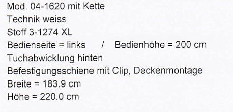 Rideaux: Weisse Fensterrollos 183.9 x 220 cm – D'occasion à Zürich par BGPZH 7