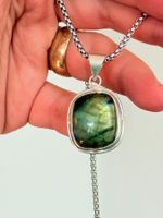 Collier avec labradorite ✨