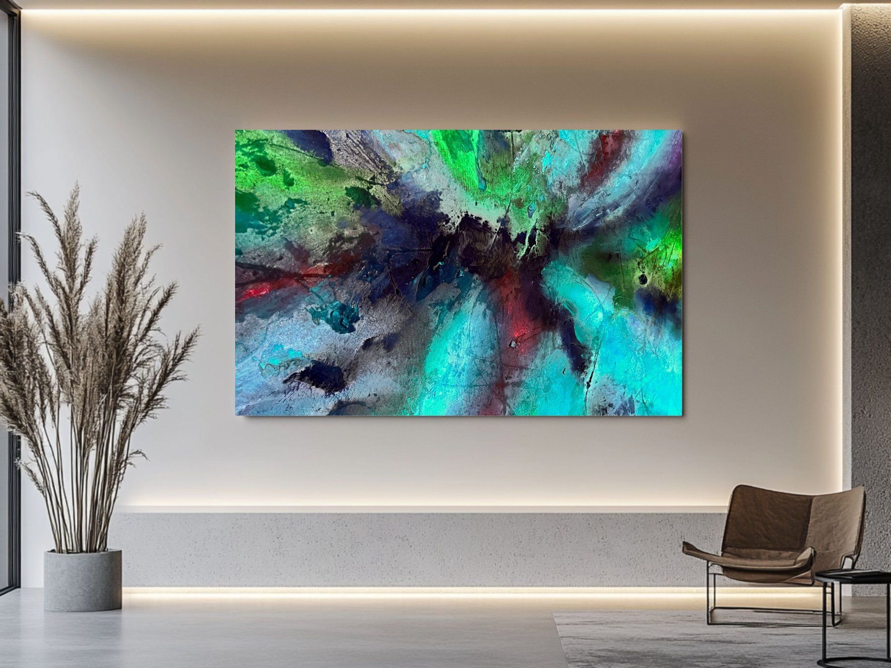Dipinti: Andrea Scacciotti - Malerei auf Leinwand - Material abstrakt – Usato da Ponte Tresa venduto da 11GalleriaAlterEgo11 5