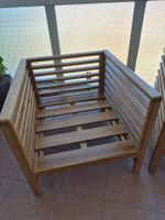 Gartenstuhl aus Holz – sehr guter Zustand