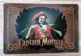 Blechschild 3D-CAPTAIN MORGAN QUER