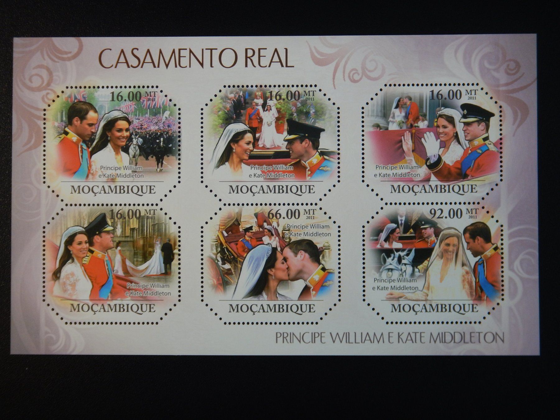 Tutti i francobolli: Mocambique Royal Wedding 2011 ** – Usato da Zürich venduto da Muehlekauf