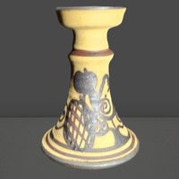 Vintage Kerzenständer 🕯️ Keramik Studio Handarbeit Gemarkt✨