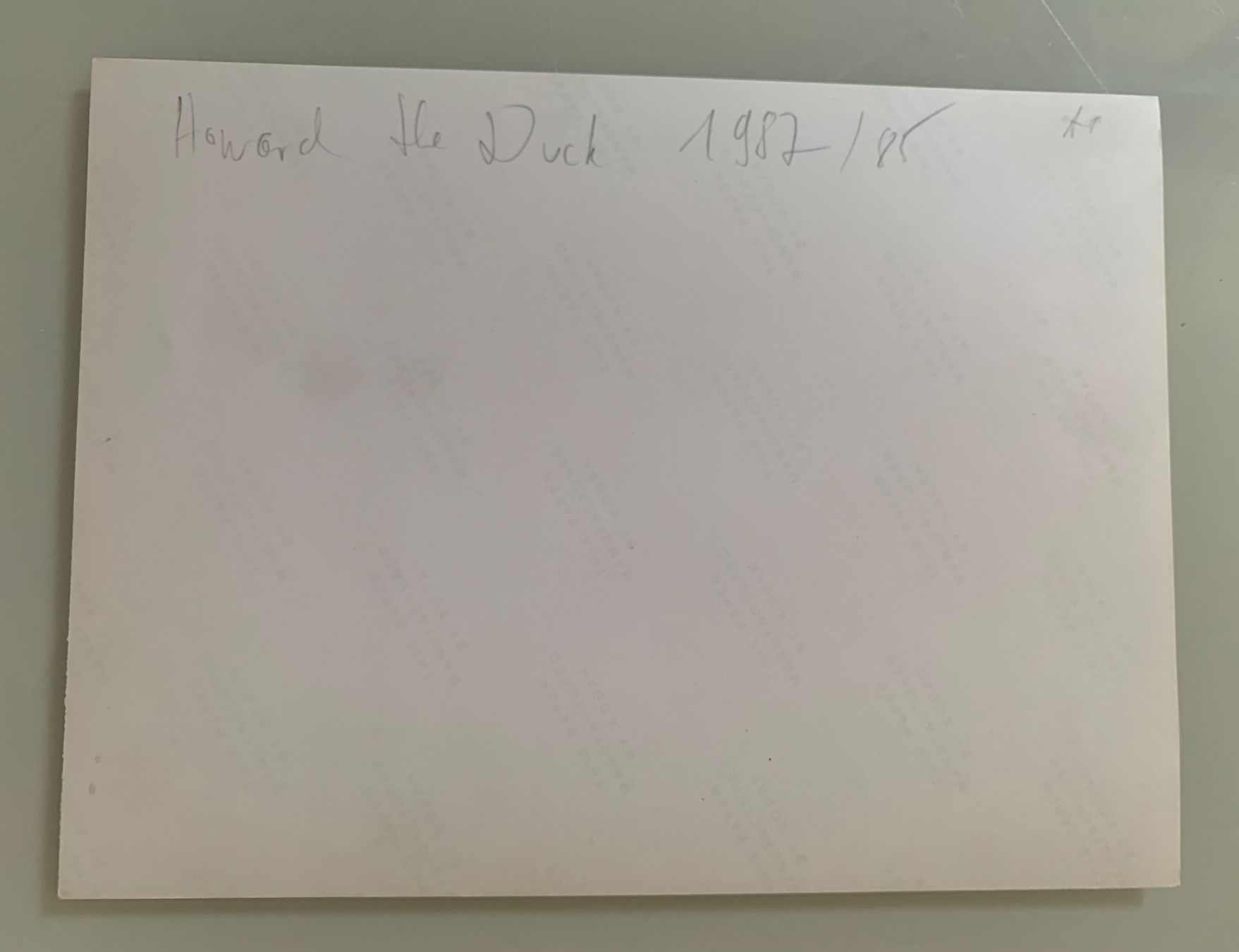 Foto & Immagini: Foto 1987 aus Howard the Duck – Usato da Bern venduto da Artbrokerswitzerland 1
