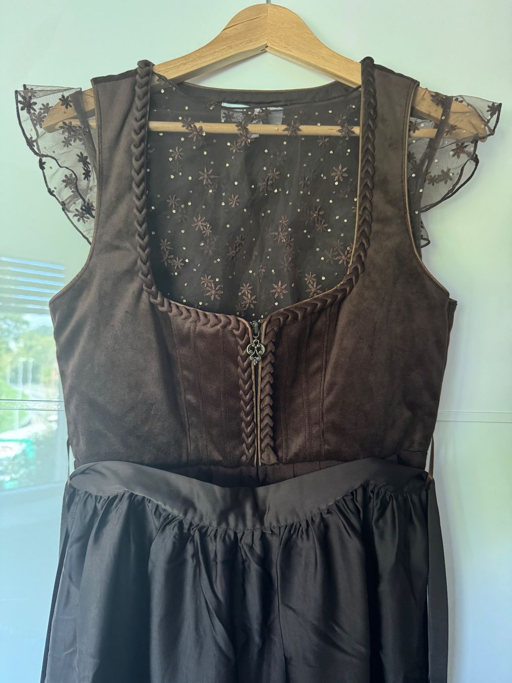 Kleider: Dirndl Kleid braun Grösse 38/ M – Neu (gemäss Beschreibung) aus Neuenkirch von ViolaB. 3