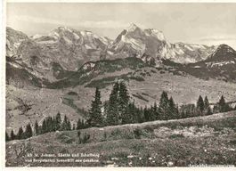 Alt St. Johann - Säntis Schafberg c1955
