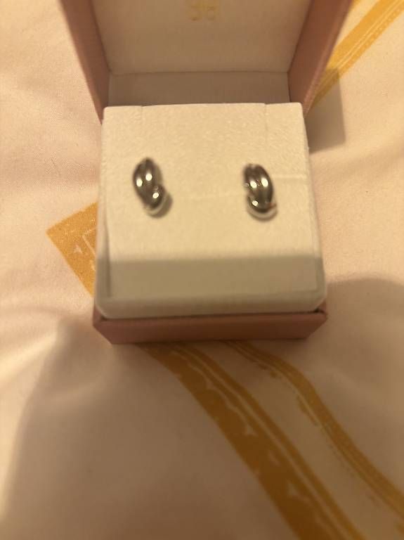 Orecchini pendenti & Orecchini a lobo: Neue weissgold Ohrstecker – Nuovo e nell'imballaggio originale da Spreitenbach venduto da seida76