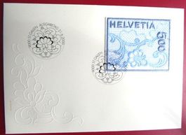 Original Brief Helvetia St. Gallen 21.6.2000 Top Textilmarke