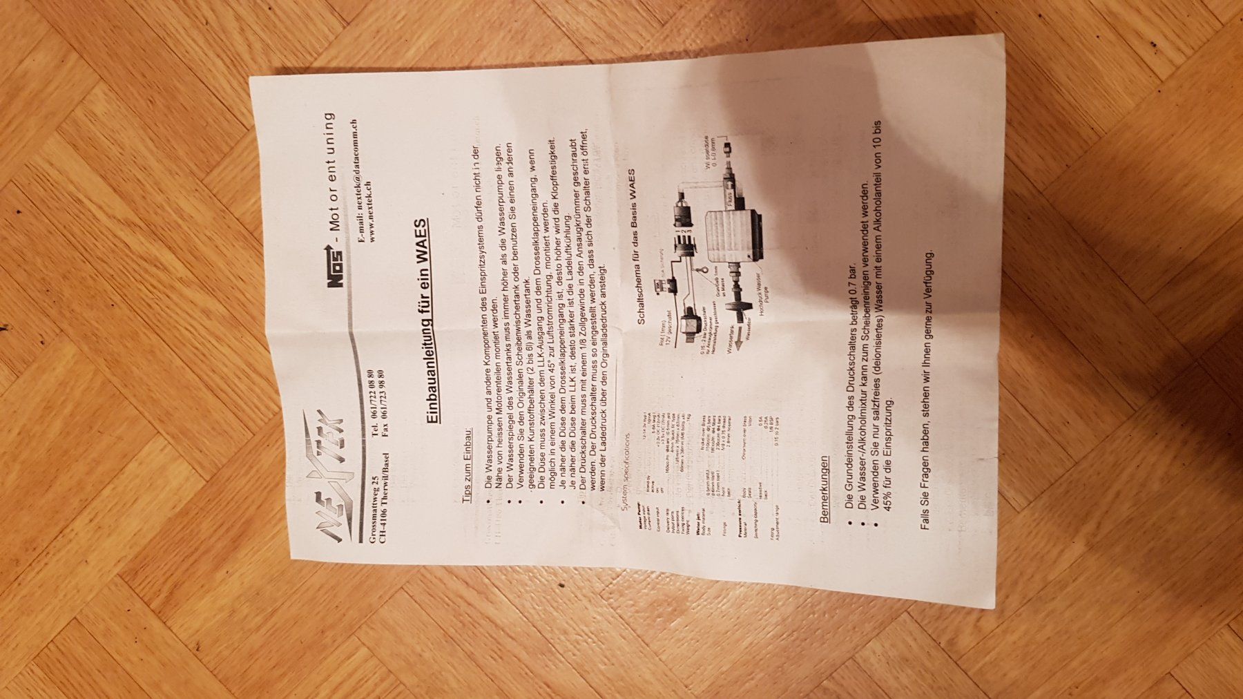 Tutti pezzi di ricambio auto: Alkohol Einspritzung – Nuovo e nell'imballaggio originale da Neuenkirch venduto da Streetracecars 2