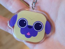 Keychain Dog - Pug