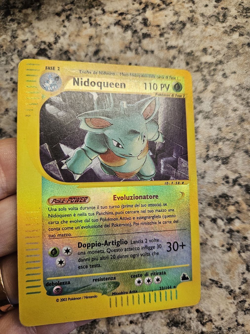 Pokémon Carte collezionabili: Pokémon Nidoqueen REVERSE HOLO 22/144 - Skyridge e-Reader (2 – Usato da Ligornetto venduto da car_92zl