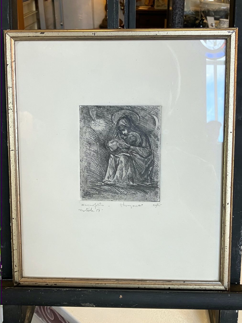 Foto & Immagini: Grafik Maria mit Jesuskind in Bethlehem – Usato da Horw venduto da luzernicus 2