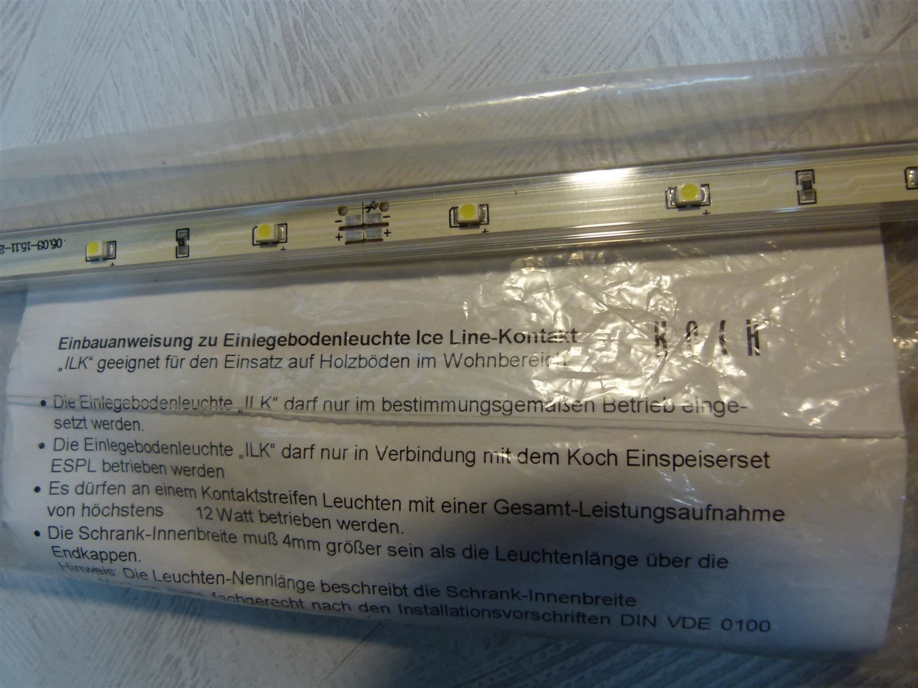 Lampen: Möbel einbau Kontakt Led set Inkl. Netzt – Neu und originalverpackt aus Uerkheim von Justi.y 5