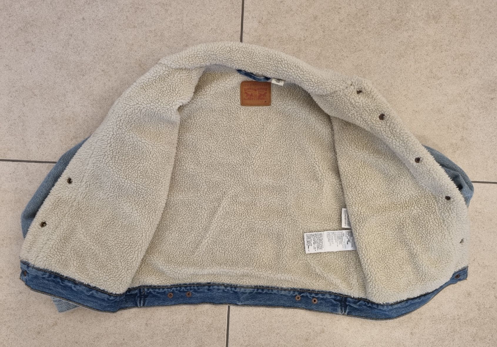 Levi's Giacche: Levi's Sherpa Trucker Jacket blau Grösse M  – Usato da Möriken AG venduto da mohnsame2 1