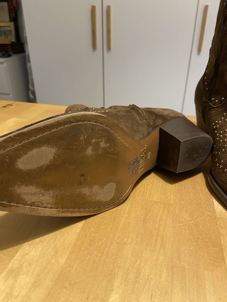 Scarpe da donna: Braune Wildleder Stiefeletten – Usato da Binningen venduto da Dodo21 3