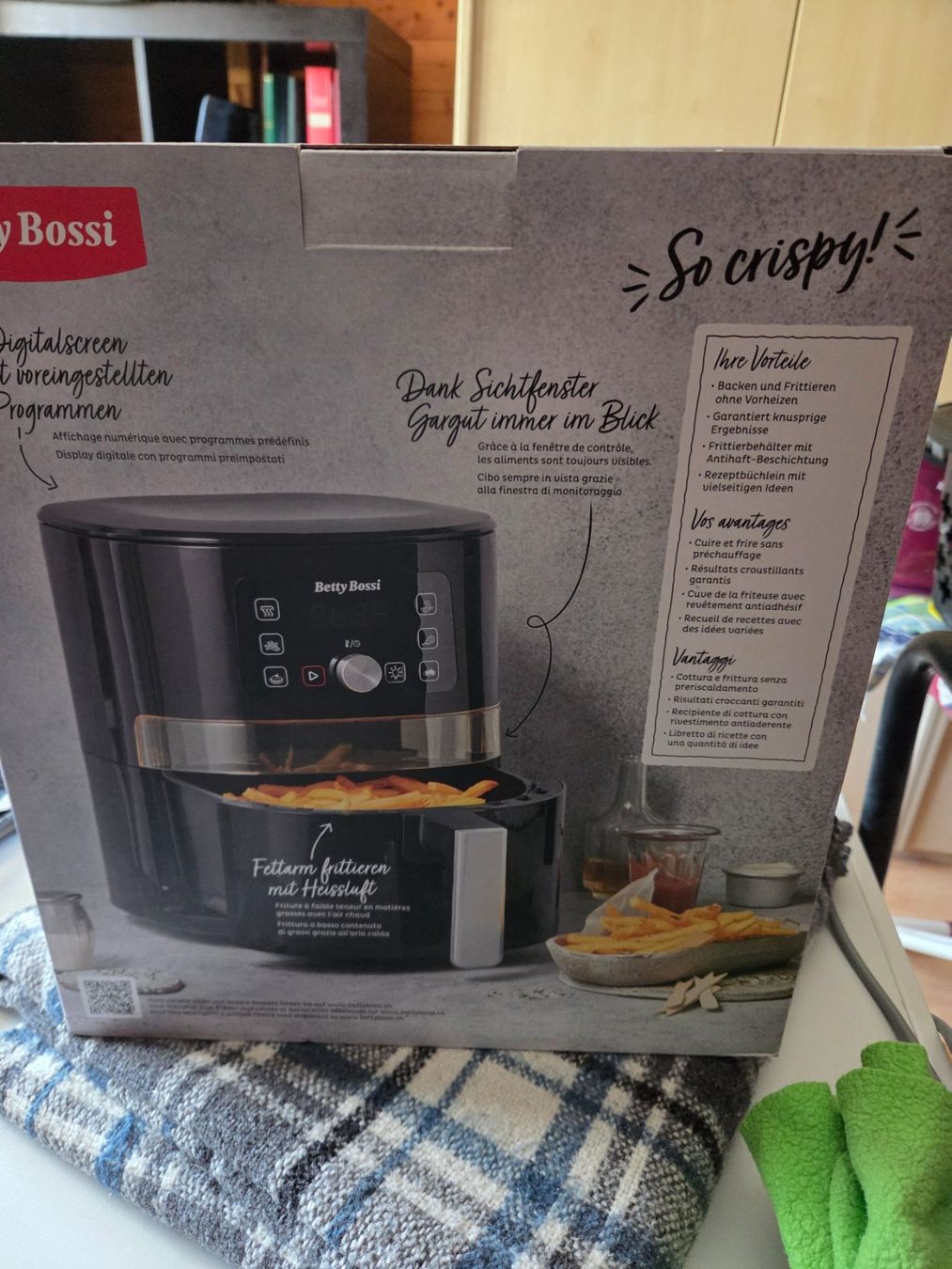 Betty Bossi Elettrodomestici da cucina: Betty Bossi Airfreyer – Nuovo e nell'imballaggio originale da Bitsch venduto da Bpetzi 1