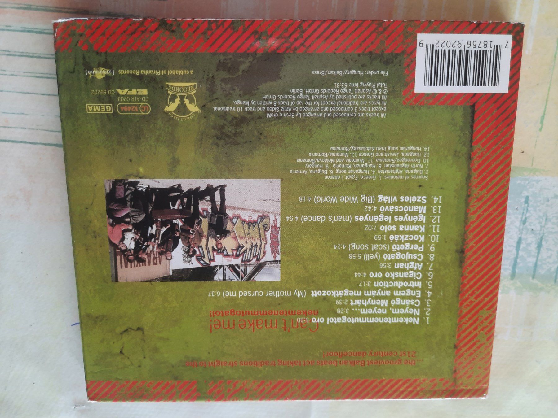 CDs: Cd Besh O Drom - Can't make it  – D'occasion à Pully par bro_n52j 2