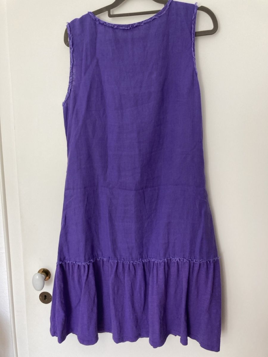 Vestiti: Lila Leinen Kleid Malvin, 38 – Usato da Azmoos venduto da alix001 3