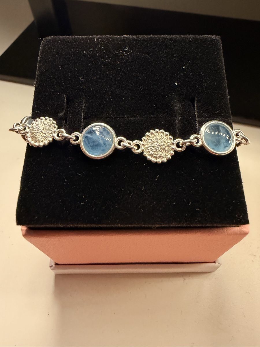Bracciali & Braccialetti: Aquamarin Armband silber – Nuovo (secondo la descrizione) da Saland venduto da FabiolaN 1