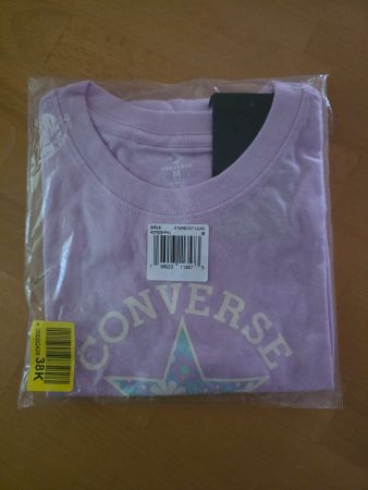 T-Shirt Converse Mädchen lila Grösse M