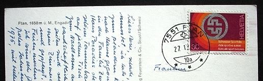 Cartes postales: FTAN Engadin – D'occasion à Jona par philajona 1