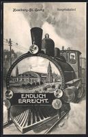 Grusskarten-AK Hamburg-St. Georg, Ansich