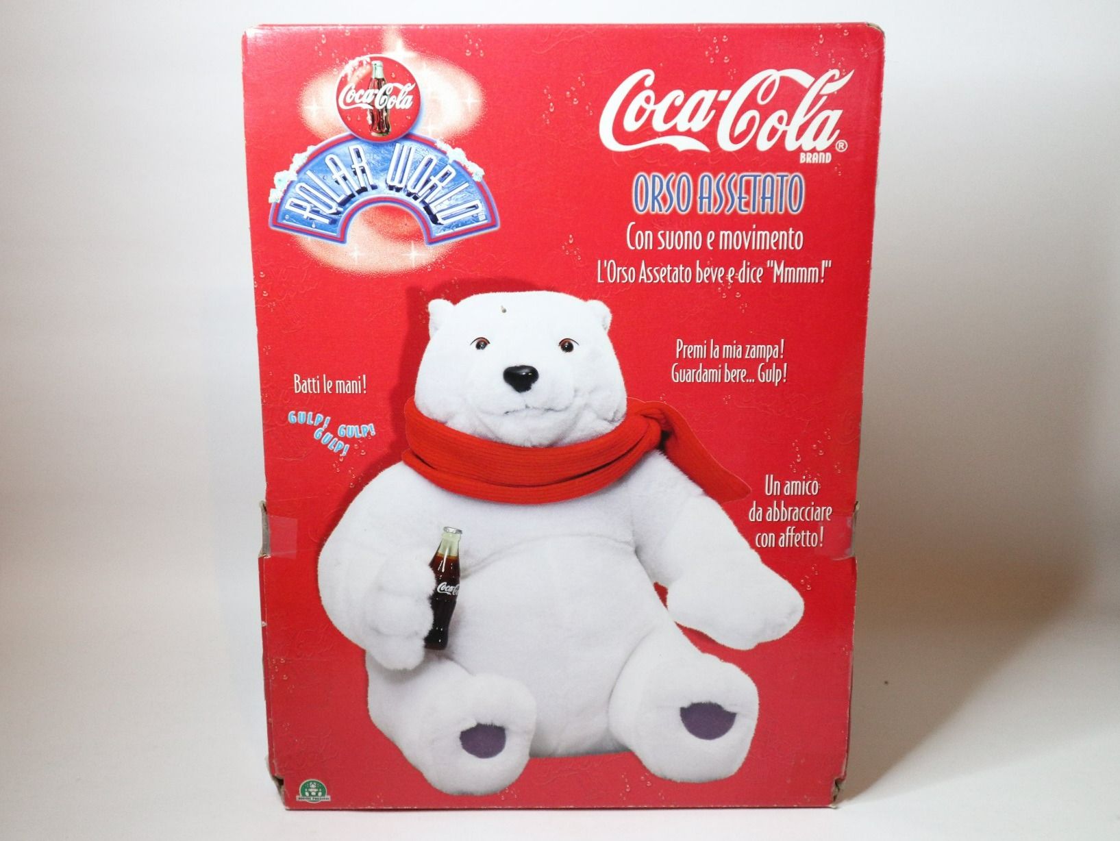 Statuette: 1999 Coca Cola Eisbär mit Bewegung und Geräusch Werbefigur – Nuovo (secondo la descrizione) da Eschenbach SG venduto da Astalavista 5