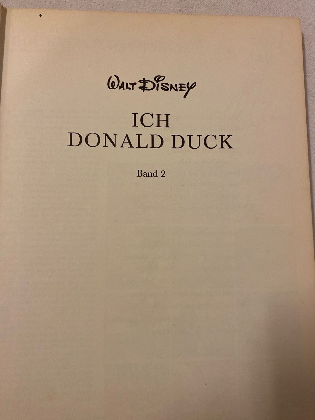 Fumetti: Wald Disney Buch Donald Duck – Usato da sursee venduto da trilli-tralli 2