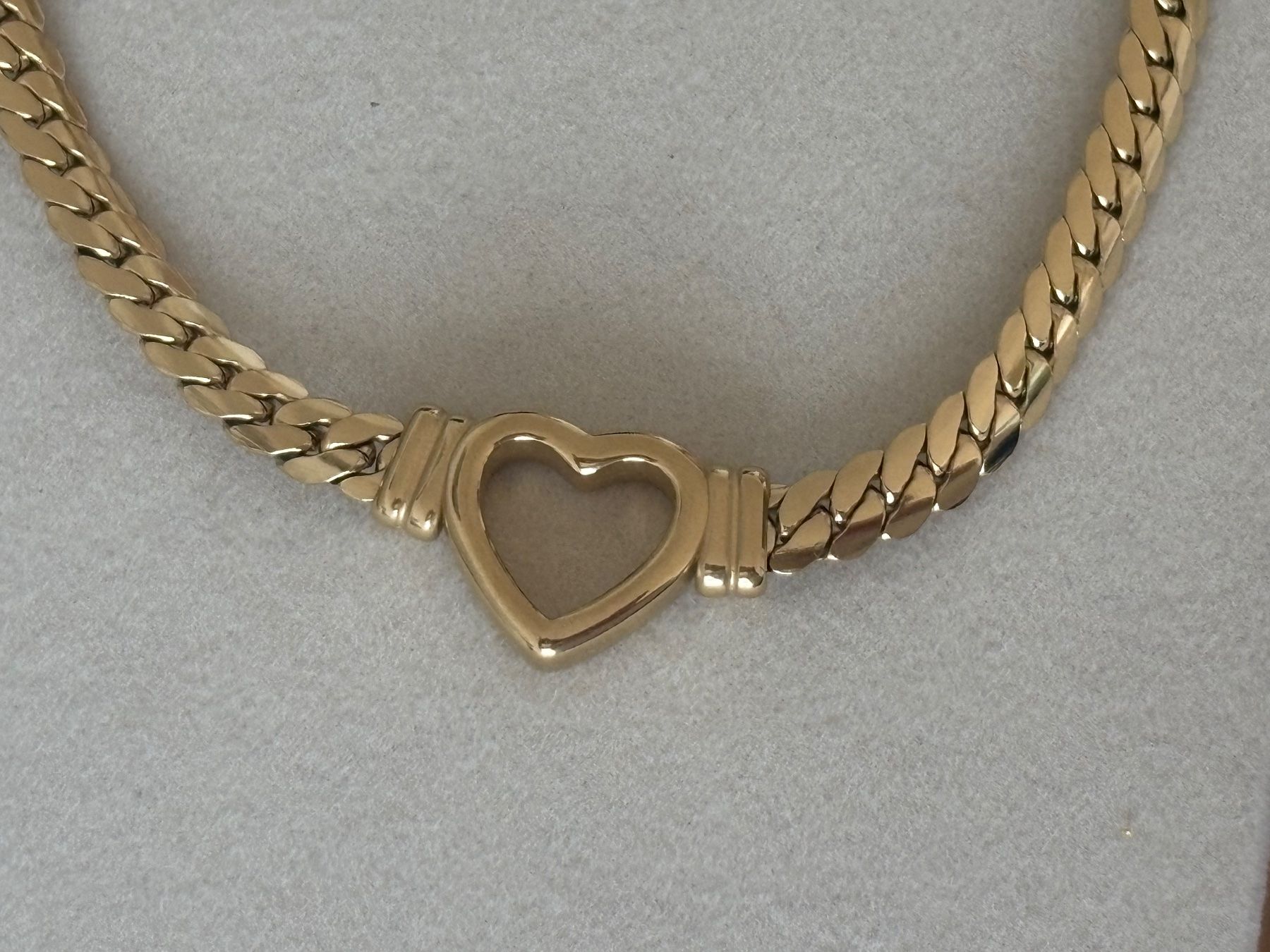 Catenine: Luxus Elegante Edelsthal Kette Farbe : Gold – Nuovo (secondo la descrizione) da Biel-Bienne venduto da Roserosse13 4