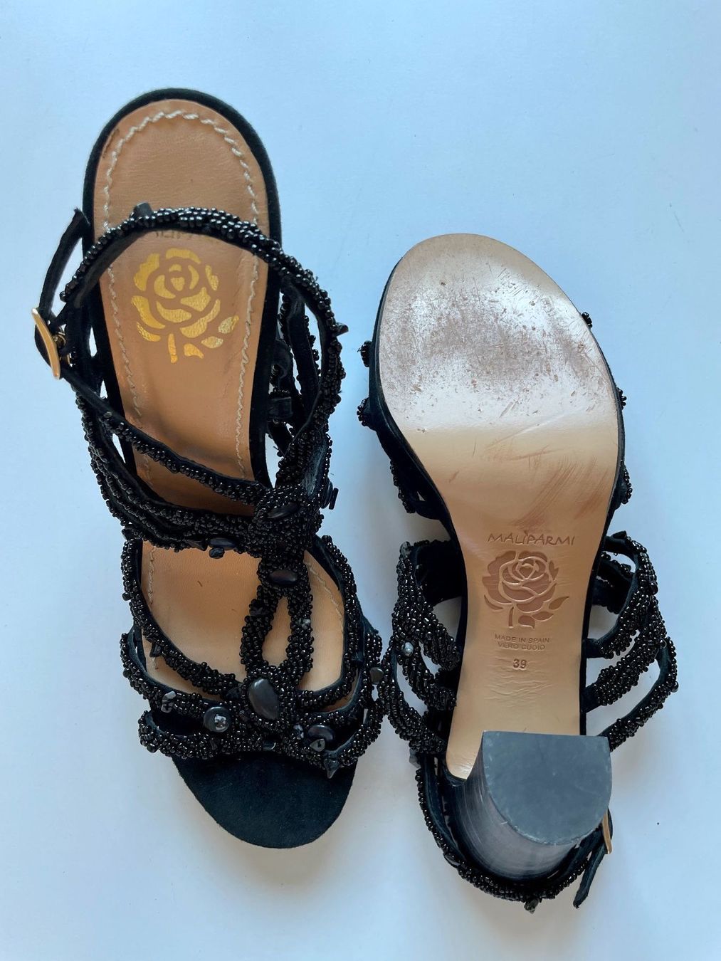 Maliparmi Scarpe da donna: Maliparmi Sandalen mit Perlen Gr. 39 – Usato da Gockhausen venduto da AnneT07 2