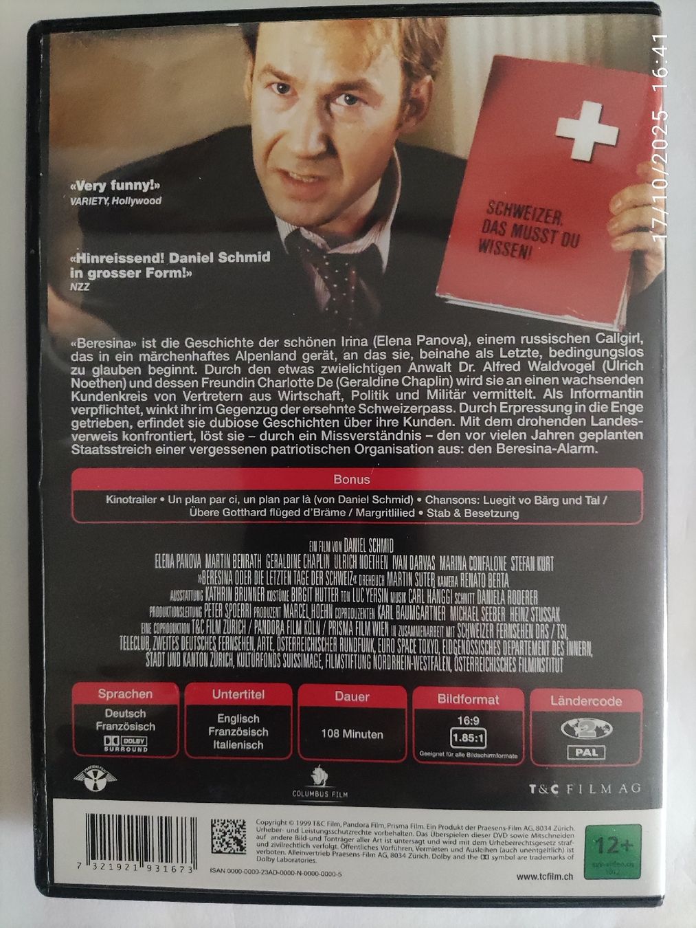 Tutti i DVDs: Beresina – Usato da Basel venduto da Alacant 1
