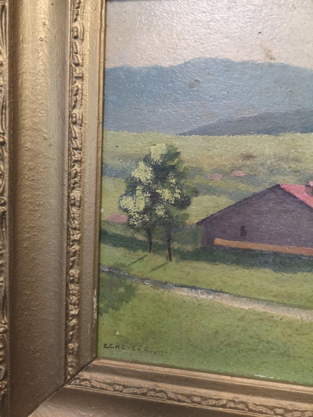 Gemälde: HUILE SUR PANNEAU SIGNÉE ET? – Gebraucht aus Genève von Qanil77 4