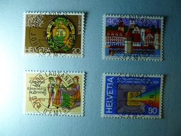 1978 Sonderpostmarken 603-606 ET Vollstempel