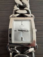 GUESS Damenuhr Silber, im Vintage Style, Top-Zustand