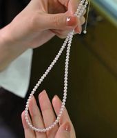baby Süsswasserperlen Kette 18k Gold