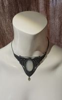 handgemachte Makramee Kette / Collier mit Mondstein