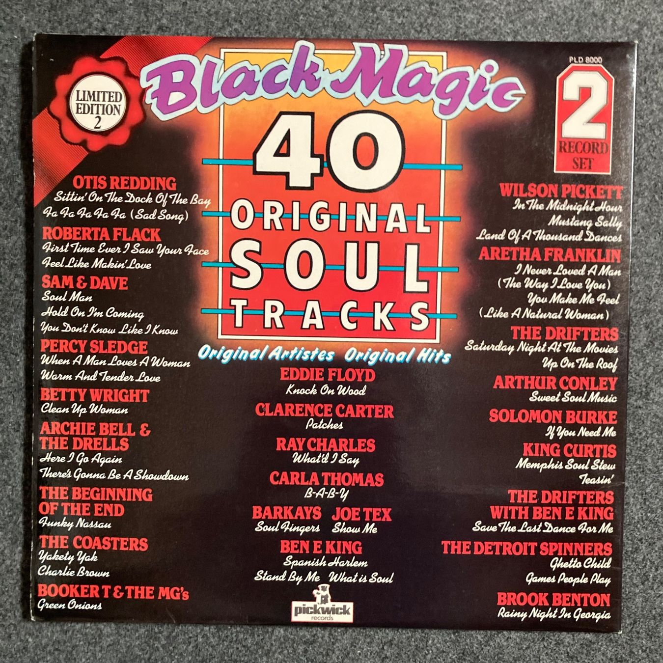 Dischi in vinile: Black Magic - 40 Original Soul Tracks - 2 Record Set – Usato da dachsen venduto da oheio
